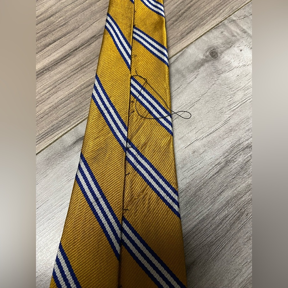 Brooks Brothers Makers Striped Plaid Necktie Lot Of 3 Mens Classic Patterns Silk - Picture 8 of 9